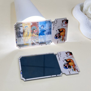 
ch Wuchang mirror-in-picture portable mirror national series peripheral new acrylic ticket stub lens support gift