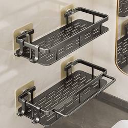No-Drill Bathroom Shelf, Bathroom Rack, Toilet Washroom Shower Room Sink Wall-Mounted Storage Rack