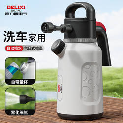 Delixi Car Wash Foam Sprayer Small Cleaning Special-Purpose Pneumatic High-Pressure Ultra-Fine Mist Pressurized Cleaning Sprayer