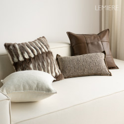 Light Luxury Style Throw Pillow, Italian-Style Living Room Sofa Cushion, Headboard Pillow, Model Room Decoration, Guesthouse Hotel Pillowcase