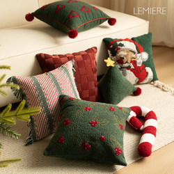 2025 Christmas Throw Pillow for Living Room Sofa Cushion Cover Homestay Model Room Pillow Atmosphere Decoration Gift