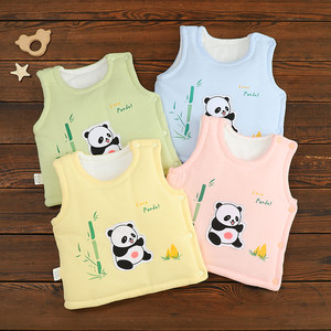 
Baby vest autumn and winter warm children's vest male and female baby vest newborn 0-12 months quilted vest