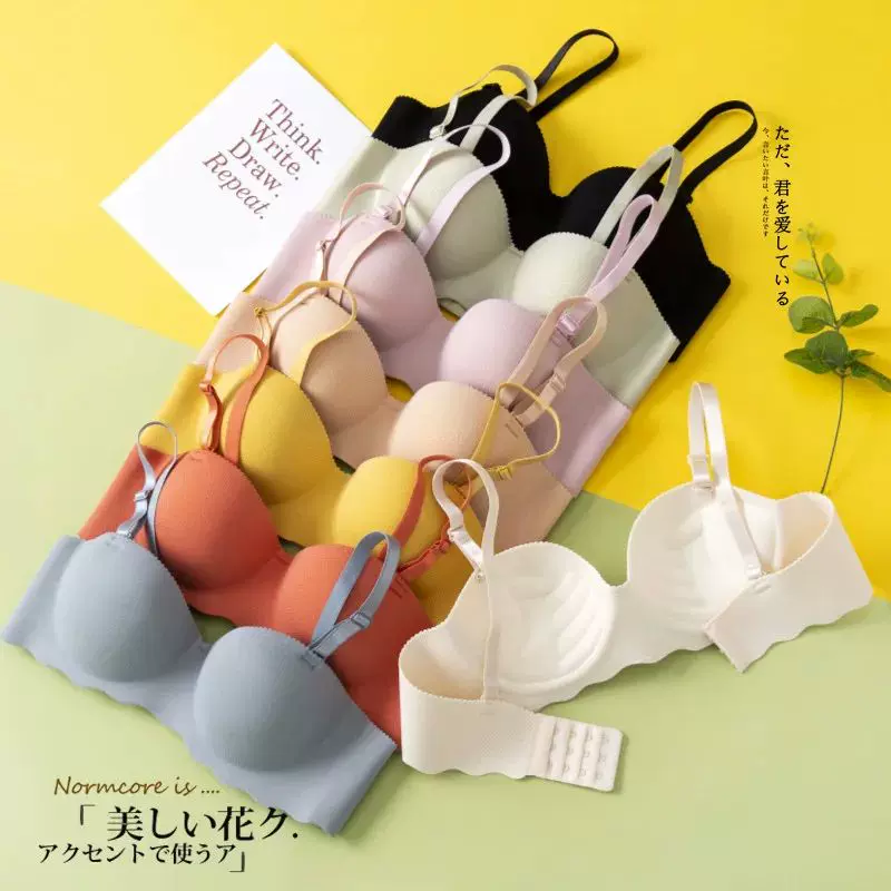 Sexy Bras Push Up Seamless Underwear for Women Solid Color W-Taobao