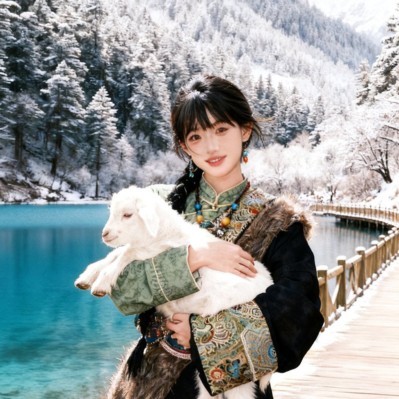 私家小团成都九寨沟5日游九寨沟三星堆王朗保护区报恩寺5天4晚游