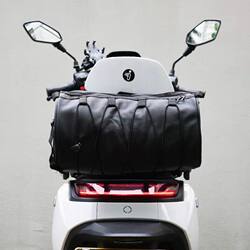Suitable for No.9 Niu Electric Scooter Front Bag, Universal Waterproof Front Bag for Pedal Electric Scooter, Raincoat Charger Bag