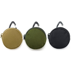 Molle Tactical Pouch Multifunctional Key Pouch Portable Coin Storage Outdoor Sports Mini Round Bag