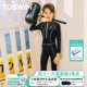 TOSWIM Children's Swimsuit, Boy Boys 2023 New Chinese Big Children's warm long -sleeved long -sleeved trousers, girls swimsuit
