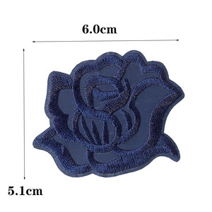 
Extremely fast self-adhesive seam-free rose flower cloth patch for down jackets, clothes and trousers decorative patches to repair holes.