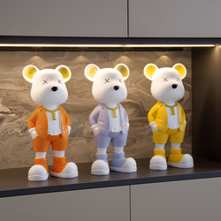 Internet-Famous Violent Bear Desktop Ornament, Cartoon Creative Modern Living Room Wine Cabinet Decoration, Simple Home Decor, Gift for Others