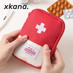 [Essential for Going Out] Portable Medical Kit, Outdoor Travel Portable First Aid Kit, Medicine Storage Bag, Heart Attack Medicine Box