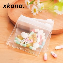 Zipper Seal for Moisture Protection! Portable Medicine Organizer, Waterproof Travel Essential Carry-On Storage Bag