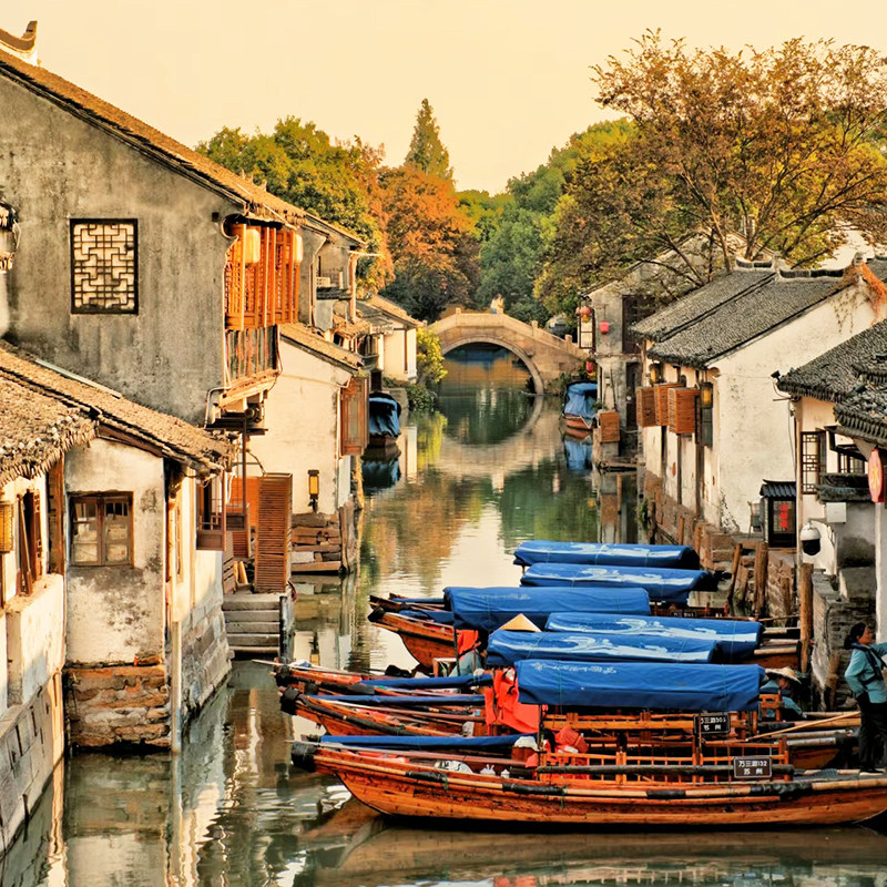 含高铁 华东江南旅游上海南京苏州无锡杭州西湖游船6天5晚跟团游