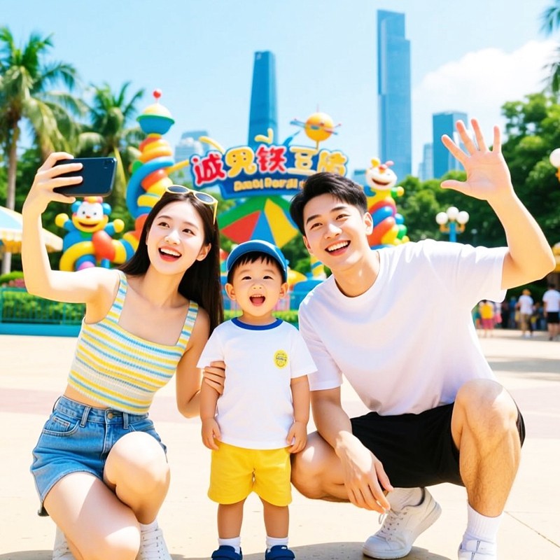 纯玩含机票 广东旅游广州珠海长隆海洋王国动物世界5天4晚跟团游