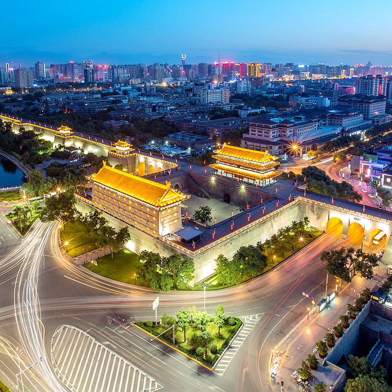 【含机票】陕西西安旅游黄帝陵南泥湾壶口瀑布华清宫7天6晚跟团游