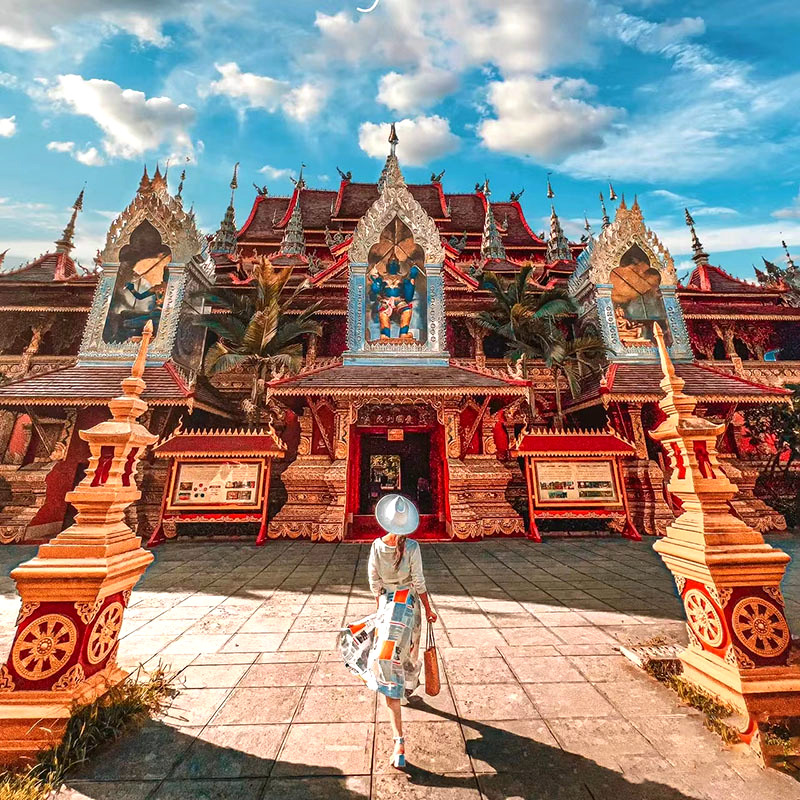 纯玩含机票 云南西双版纳旅游5天4晚跟团游傣族园野象谷森林公园