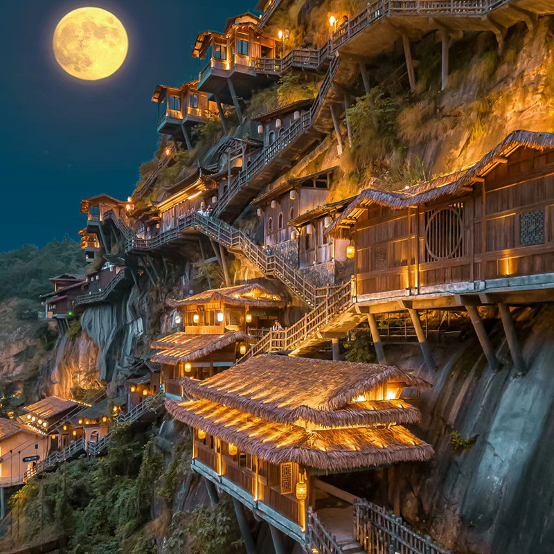 纯玩含高铁 江西旅游南昌庐山婺源篁岭三清山望仙谷6天5晚跟团游