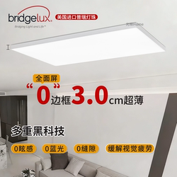 Guangying Ultra-Thin Living Room Ceiling Lamp, Modern and Simple, Full-Screen Frameless Hall Lamp, Led Full-Spectrum Eye Protection Lamp