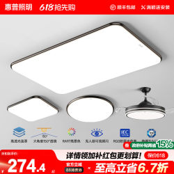 Hp Living Room Ceiling Lamp Modern Minimalist Ultra-Thin Hall Main Light Bedroom Led Eye Protection Zhongshan Lighting Package