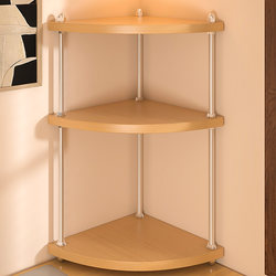 Corner Shelf Corner Cabinet Desktop Bookshelf Multi-Layer Triangular Corner Wall Corner Miscellaneous Storage Cabinet