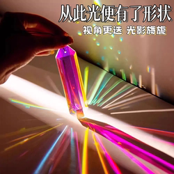 Sun Catcher Pendant Window Wind Chime Crystal Prism Light and Shadow Sunlight Bedroom Decoration Rainbow Hanging Ornament Aerial Hanging Decoration