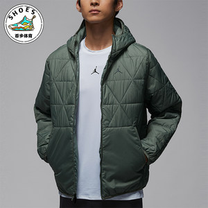 
Nike/Nike genuine JORDAN men's casual sports hooded warm woven cotton clothing FZ3163-351