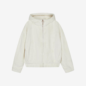 
Skechers/Skechers genuine seasonal sports women's casual knitted simple zipper hooded jacket
