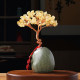 Natural crystal fortune tree home living room office desk decoration crystal fortune tree creative ornament small gift