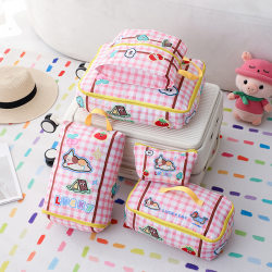 Travel Storage Bag, Portable Travel Organizer for Clothes, Pants, Underwear, Shoes, Waterproof Suitcase Clothing Organizer