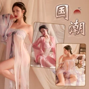 Bộ đồ ngủ Hanfu kích thước lớn béo mm phong cách cung điện siêu cổ tích công chúa trang phục cổ xưa quý phi vợ lẽ gợi cảm phong cách cổ xưa áo ngủ nữ cổ xưa bộ đồ giường quần áo quần múa cổ trang váy múa cổ trang