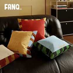 Retro American Simple Living Room Sofa Back Cushion Home Bedroom Room Bedside Waist Pillow Home Furnishings Pillow Case