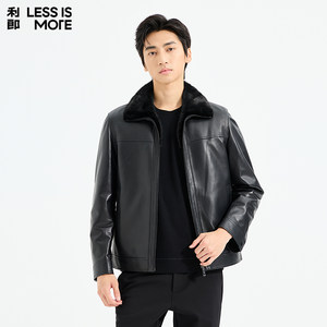 
[Same style in shopping mall] Lilang Ole Genuine Leather Jacket 2025 Youth Business Winter New Season Men's Light Luxury Jacket