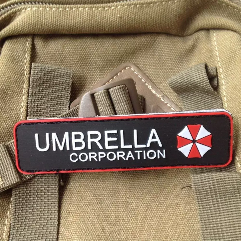 Umbrella Corporation PVC 3D Rubber Badge Military Tactical-Taobao