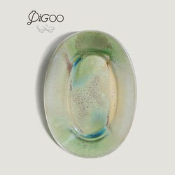 Spring Outing｜Brunch Plate Pigoo Handmade Porcelain Jingdezhen Ceramic Large Dinner Plate High Temperature Resistant Kiln Glaze