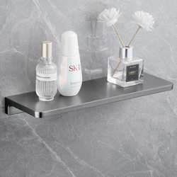 Bathroom all-copper solid storage rack bathroom corner rack wall-mounted storage rack mirror in front of the word partition rectangular storage board