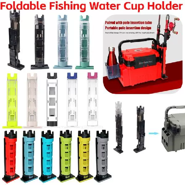 Fishing Rod Holder Fishing Box Barrel Holder Detachable Rod