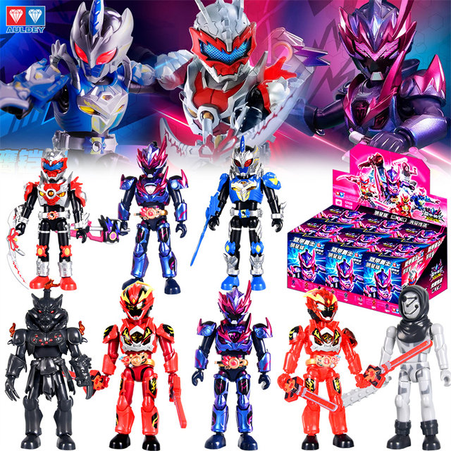 Audi Double Diamond Armor Warrior Assembled Building Block Man Yan Long Xia Star Edition First Figure Blind Box Toy Children