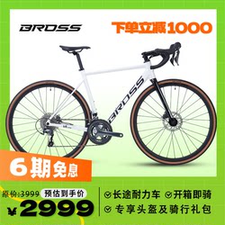 Bross Bicycle Vagabond A2E Long-Distance Endurance Road Bike R4720 2*10-Speed Oil Disc