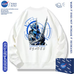 Nasa Kamen Rider Saber Round Neck Sweatshirt Men's 2025 New Model Saber Collaboration Clothing Jacket Autumn Edition