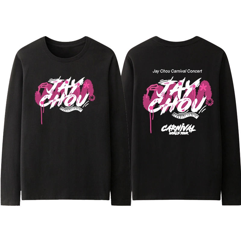 Jay Chou ジェイ・チョウ　周杰倫　Tシャツ 美式潮牌JAYCHOU手绘字母印花短袖T恤男女周杰伦演唱会应援