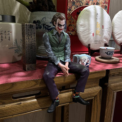 Heath Ledger Joker Figure Dc Comics Electronic Merchandise Model Gk Statue Sitting Posture Car Roof Ornament Gift