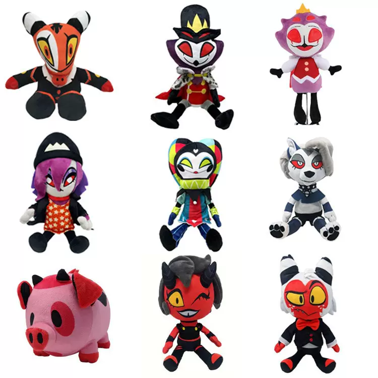 跨境新品helluva boss plush 极恶老大公仔玩偶毛绒玩具公仔礼物-Taobao