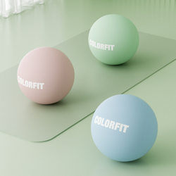 Silicone Ball Acupoint Massage Fitness Ball Massage Ball Fascia Ball Deep Muscle Relaxation Ball Single Ball New Product New Color