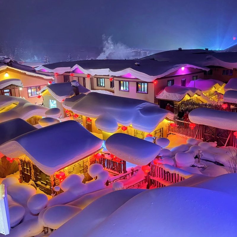 30人封顶|纯玩0购物|哈尔滨+雪乡+漠河8日|打卡冰雪大世界