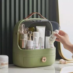 Makeup Brush Storage Box Desktop Dressing Table Lipstick Eye Shadow Eyebrow Pencil Storage Rack Cosmetics Storage Box Makeup Box