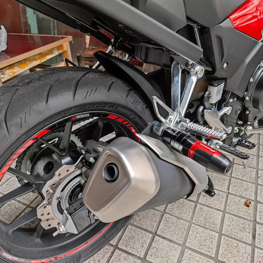 适用本田CB400X/F CB500X/F CBR500R 改装配件前加长中置后挡泥板 