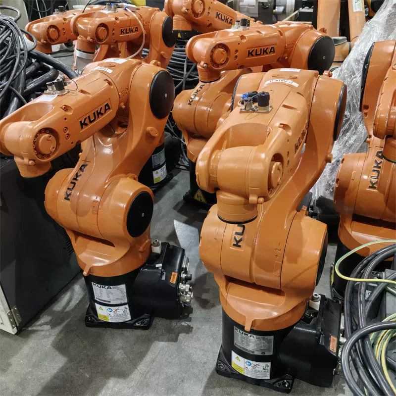 二手KUKA库卡机器人6KG小型六轴桌面搬运上下料KR6 R700机械