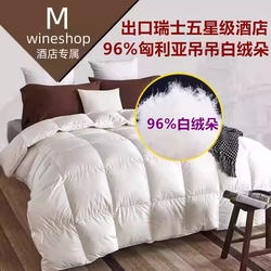 Swiss Star Hotel Thickened down Duvet for Warmth, Suitable for Spring and Autumn, Quilt Core for Students, Homestays, Guesthouses, Dormitories, Single Person