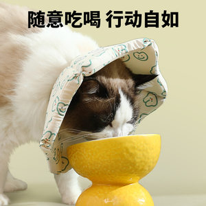 
Pet Elizabeth adjustable collar for cats and dogs, anti-licking and anti-biting grooming headgear, cleaning collar