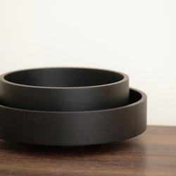 Rotating Cosmetic Storage Box, High-End Desktop Organizer, Super Popular Black Solid Wood Storage Rack, Turntable Makeup Storage Magic Tool