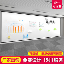 Magnetic Soft Whiteboard Wall Stickers for Office Meetings, Magnetic Writing Board, Home Magnetic Graffiti Wall, Self-Adhesive Teaching and Training Wall